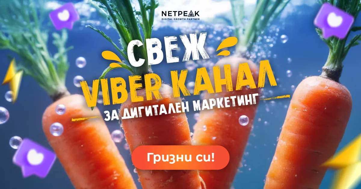 Viber канал на Netpeak Bulgaria