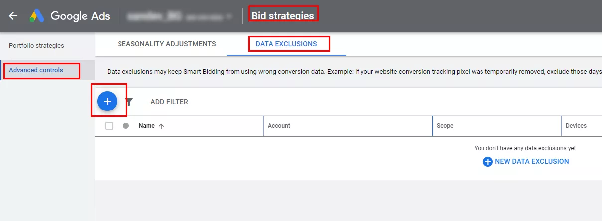 Data Exclusion или автоматични стратегии на Google, когато сайтът се срине - изображение 5