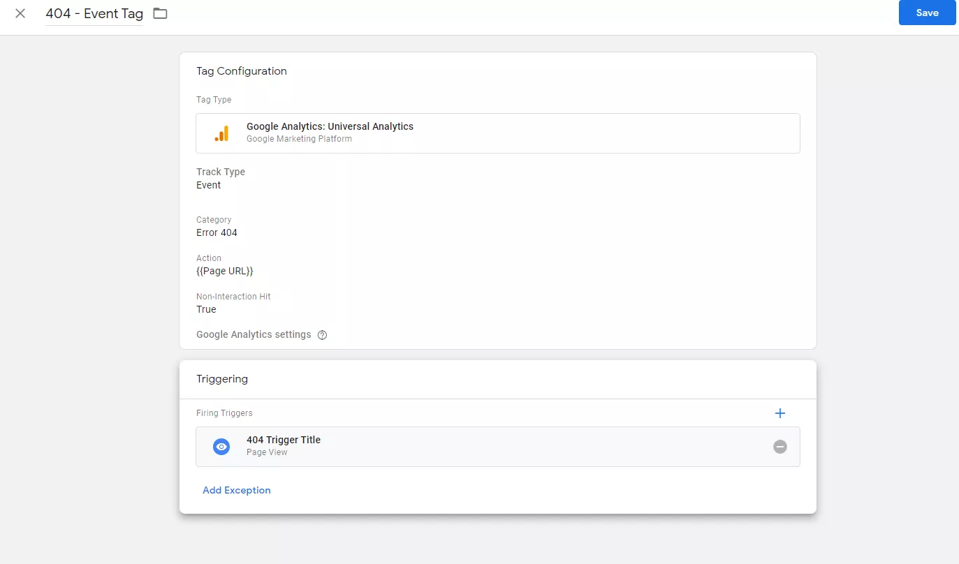 Проследяване на грешки 404 чрез Google Analytics или Google Tag Manager - изображение 9