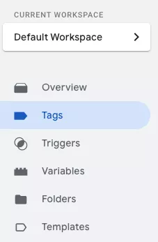 За целта първо отидете на &bdquo;Tags&ldquo;.