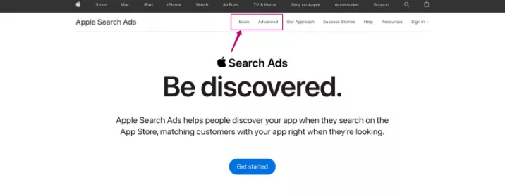 Отидете на Apple Search страницата и се логнете с вашия Apple ID.