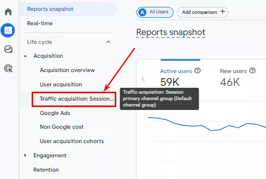 Как да анализирате органичния трафик в Google Analytics 4 - изображение 3