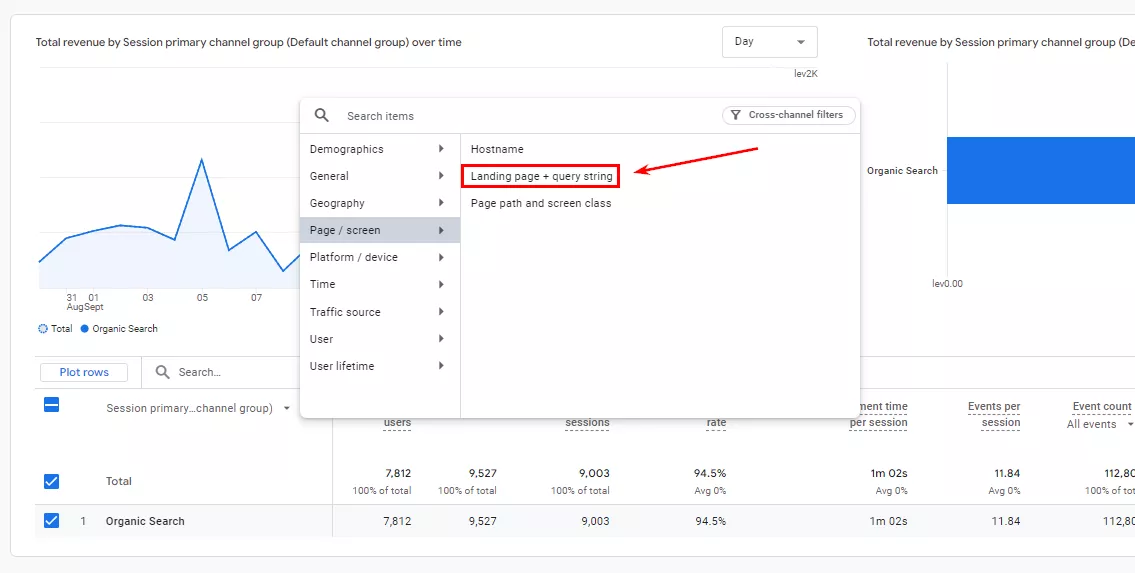 Как да анализирате органичния трафик в Google Analytics 4 - изображение 8