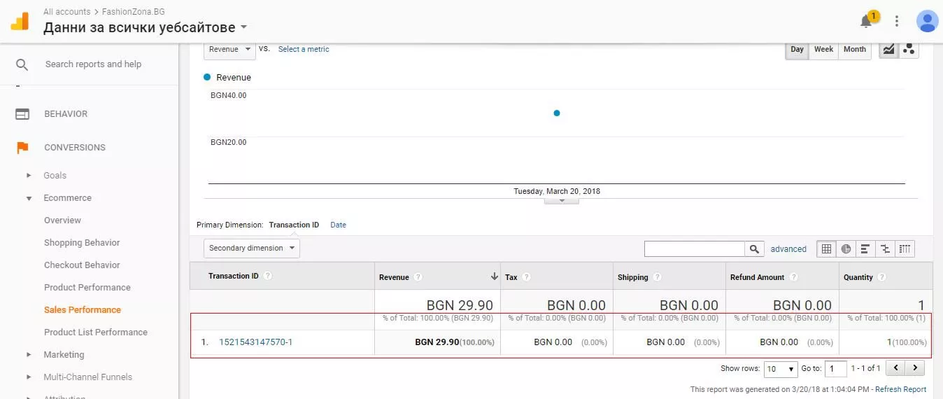 Отчитане на транзакции от бързи поръчки в Google Analytics: настройка на подобрена електронна търговия за минути - изображение 12