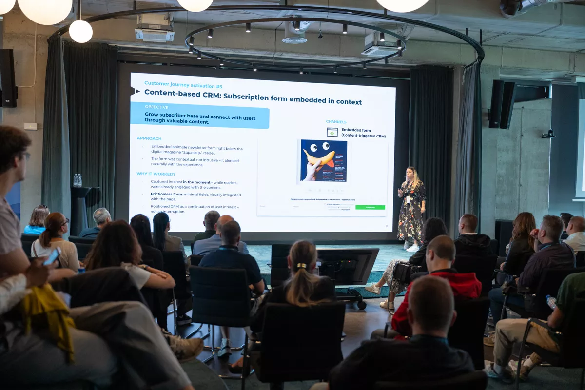 Чрез реални сценарии от CRM marketing дейностите по проекта Revita, тя демонстрира как интегрираните комуникации увеличават продажбите, но още повече &ndash; доверието.
