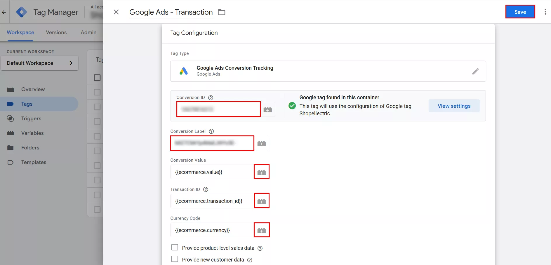 Как да настроите таг за конверсии в Google Ads чрез Google Tag Manager - изображение 31
