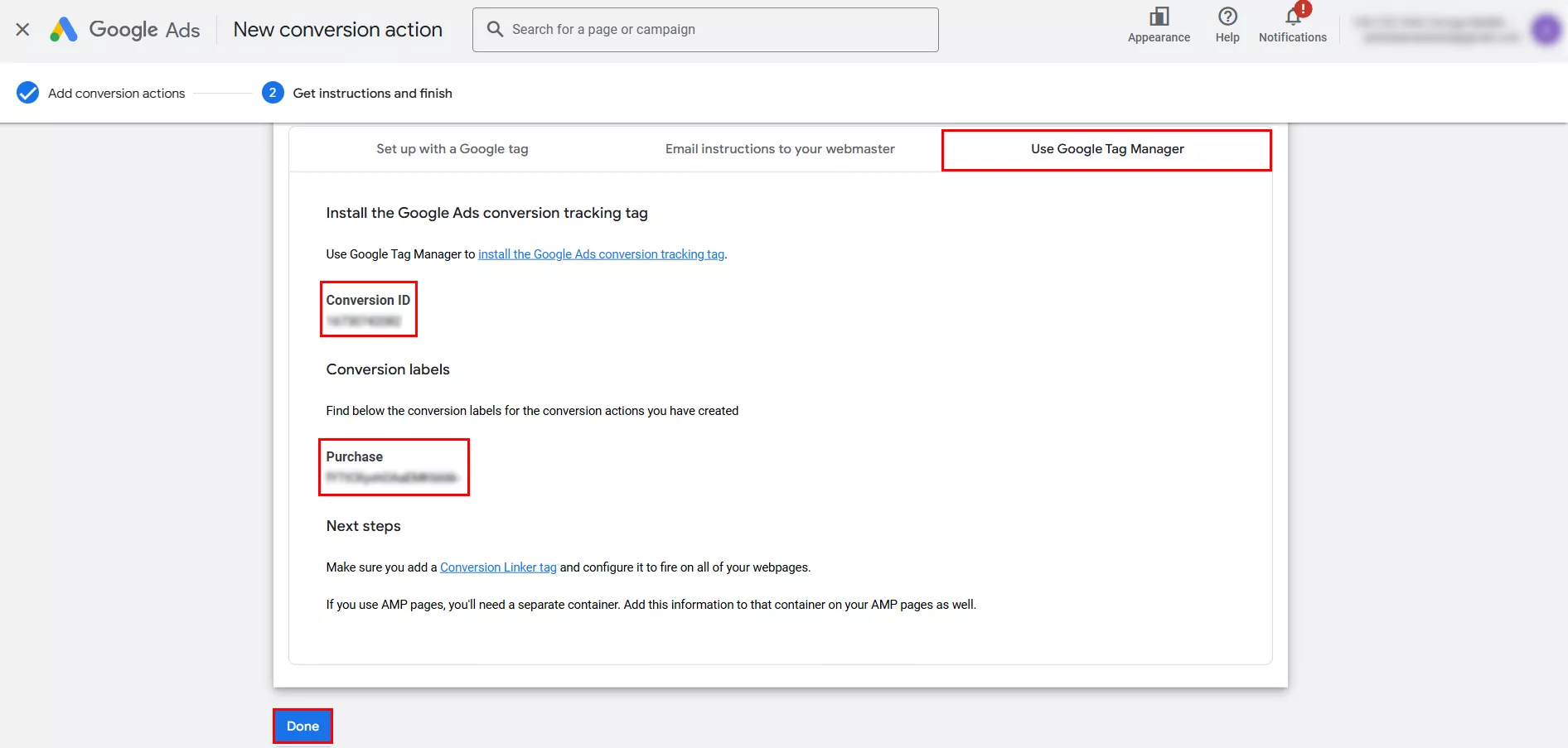 Как да настроите таг за конверсии в Google Ads чрез Google Tag Manager - изображение 10